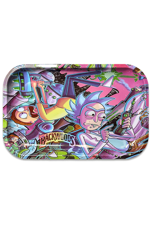 28,5×18,8 cm Rolling Tray „Space Adventure“ – Metall, beidseitig bedruckt