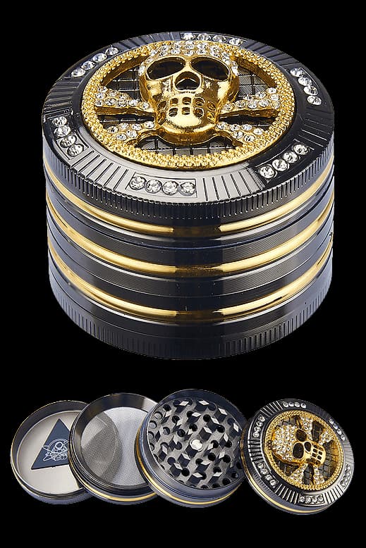 Ø50mm Champ High Bling Bling Skull Grinder