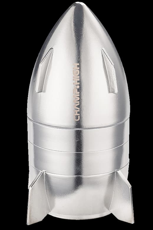 Grinder „Rakete“ Silber
