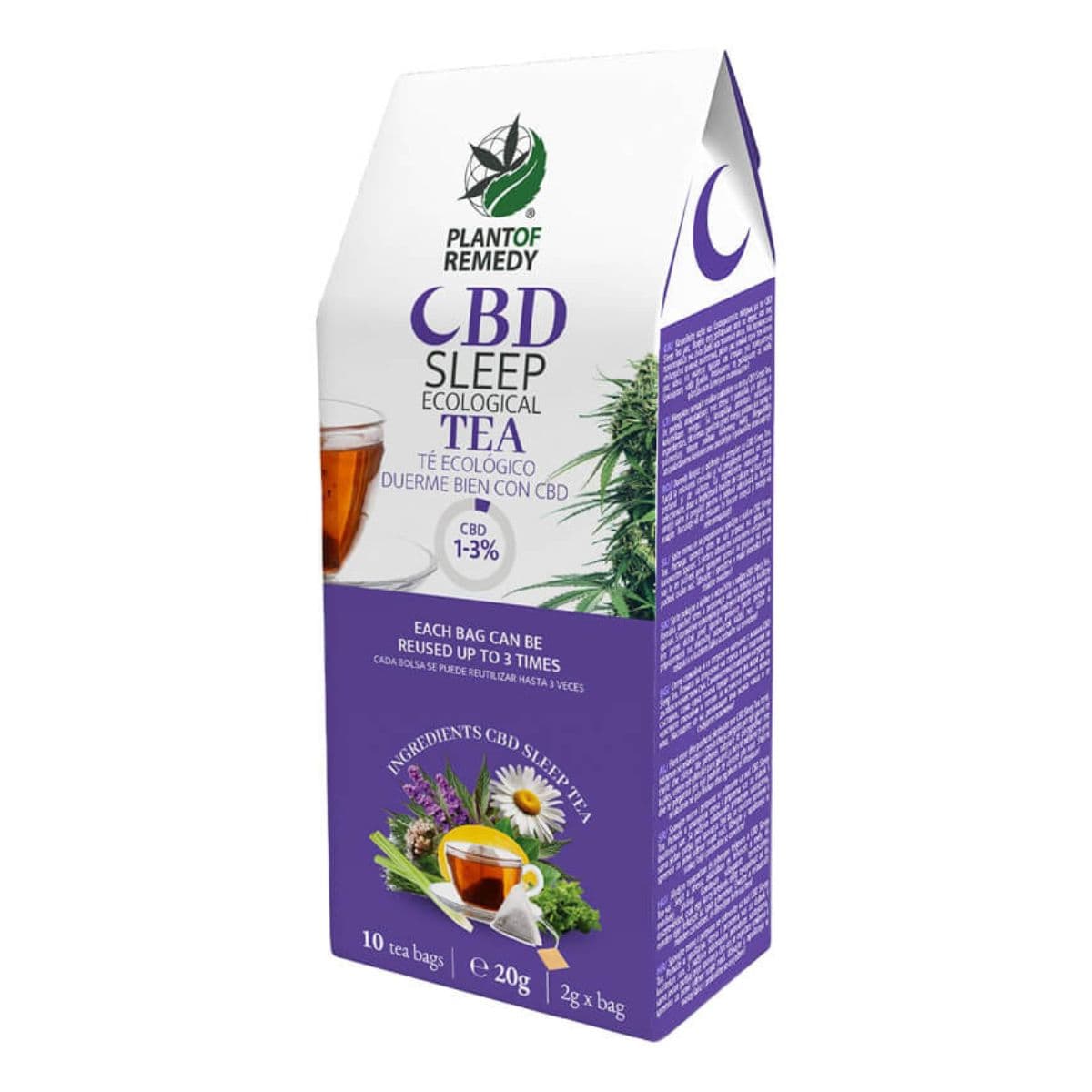 Plant of Remedy Bio-Tee 1-3% CBD 20g SLEEP