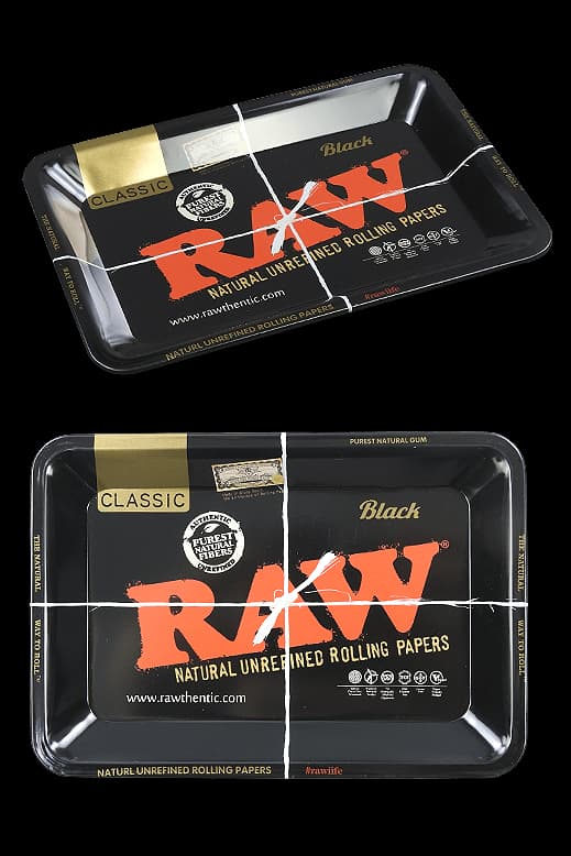 RAW Rolling Tray aus Metall 28,5 x 19cm