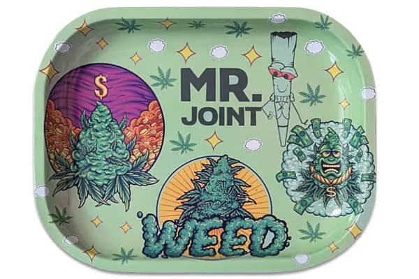 B18cm x H14cm Rolling Tray „Mr. Joint Weed