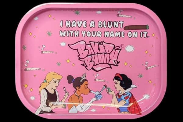B18cm x H14cm – Rolling Tray Metall – Baked Bunny Blunt