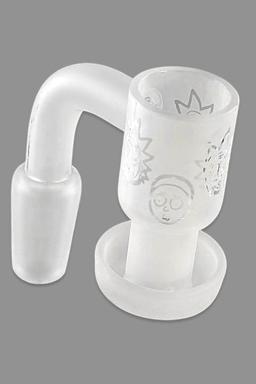 Terp Slurper Banger aus opaque Quarz – 18,8mm Male – satiniertes Design