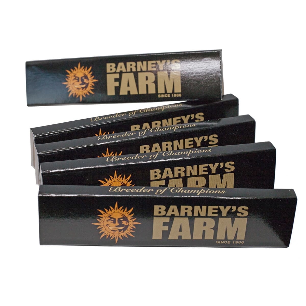 Barney Organic Rolling Papers with Filter Tips