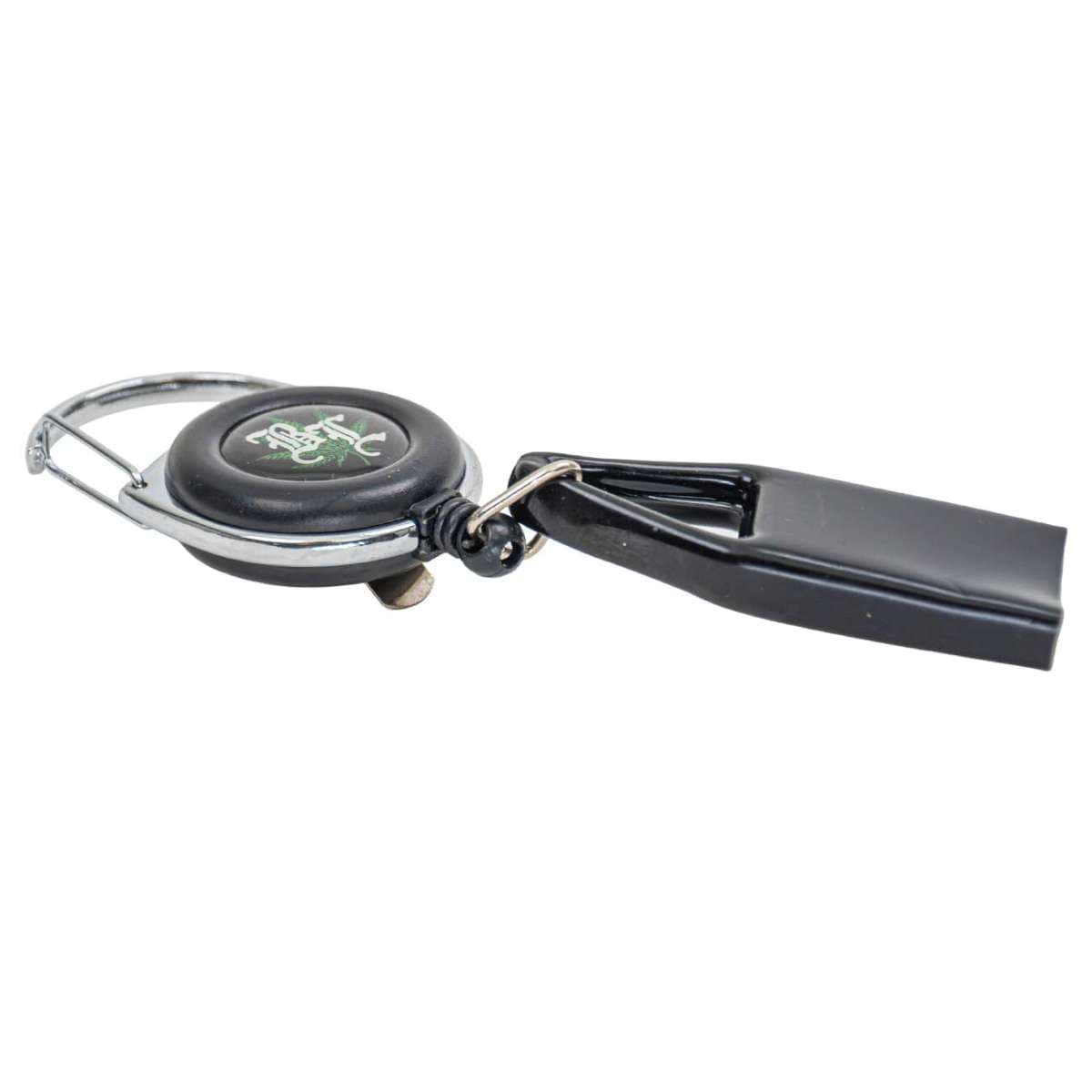 Black Leaf Schlüsselclip mit Feuerzeughalter