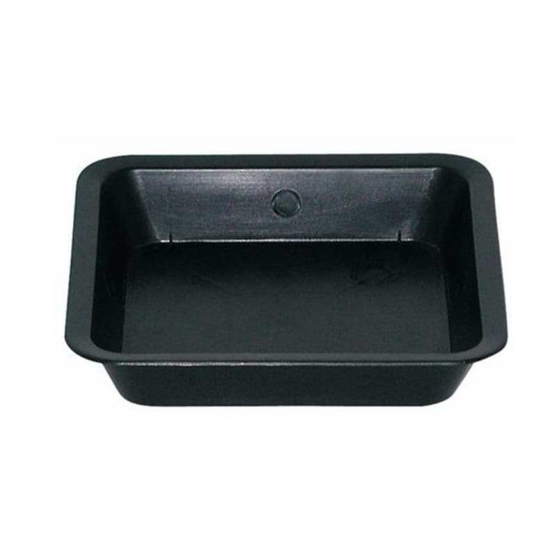 Schwarze quadratische Untertasse – 18,9 x 18,9 cm (3 bis 5 l)